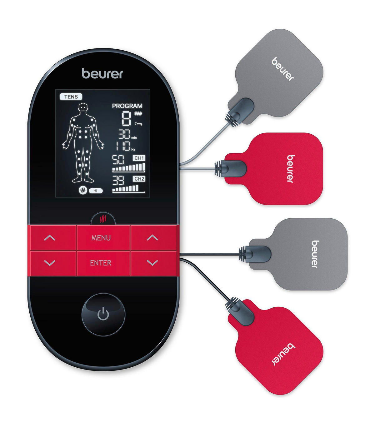 MUSKELSTIMULATOR - Schwarz, Basics (5.1/16.2/22.3cm) - Beurer