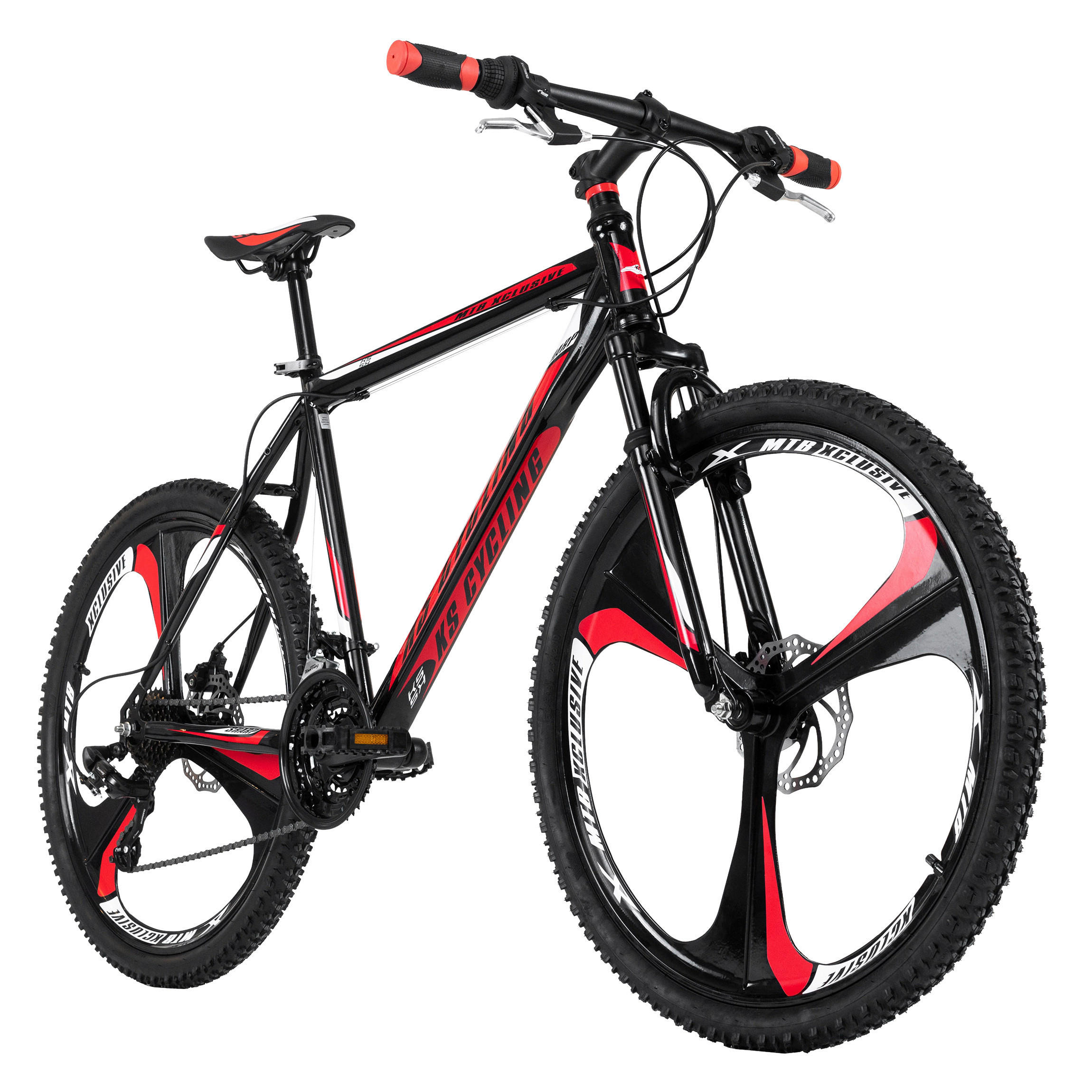 MOUNTAINBIKE 26 Zoll  - Rot/Schwarz, Basics, Metall (70/100/180cm) - Atrigo