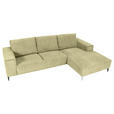 Freisteller von Carryhome ECKSOFA Hellgrün Cord.