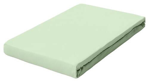 BOXSPRING-SPANNLEINTUCH 140-160/200-220 cm  - Hellgrün, Basics, Textil (140-160/200-220cm) - Schlafgut