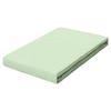 BOXSPRING-SPANNLEINTUCH 120-130/200-220 cm Jersey  - Hellgrün, Basics, Textil (120-130/200-220cm) - Schlafgut