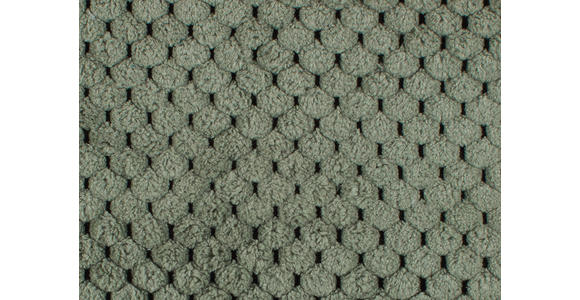 ECKSOFA in Velours Salbeigrün  - Salbeigrün/Schwarz, KONVENTIONELL, Kunststoff/Textil (285/177cm) - Carryhome
