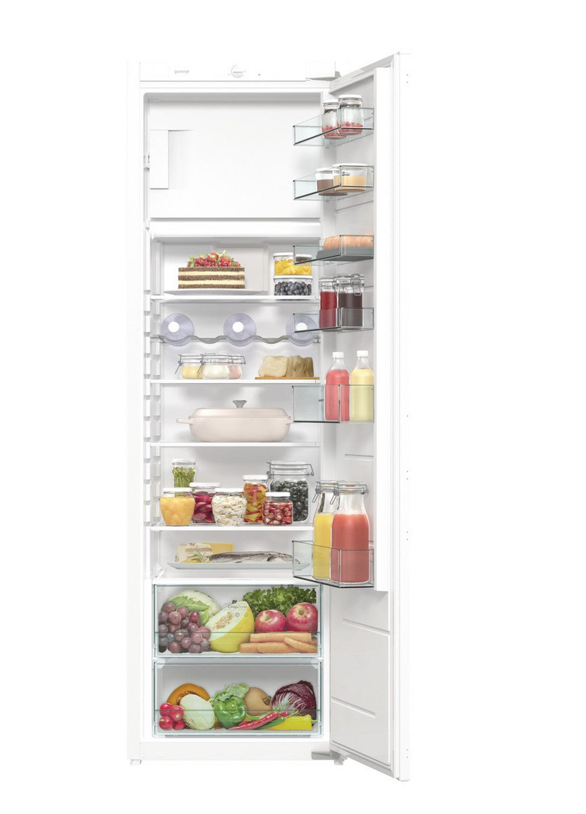 KÜHL-GEFRIER-KOMBINATION RBI418EE0  - Weiß, Basics, Metall (54/177,2/54,5cm) - Gorenje