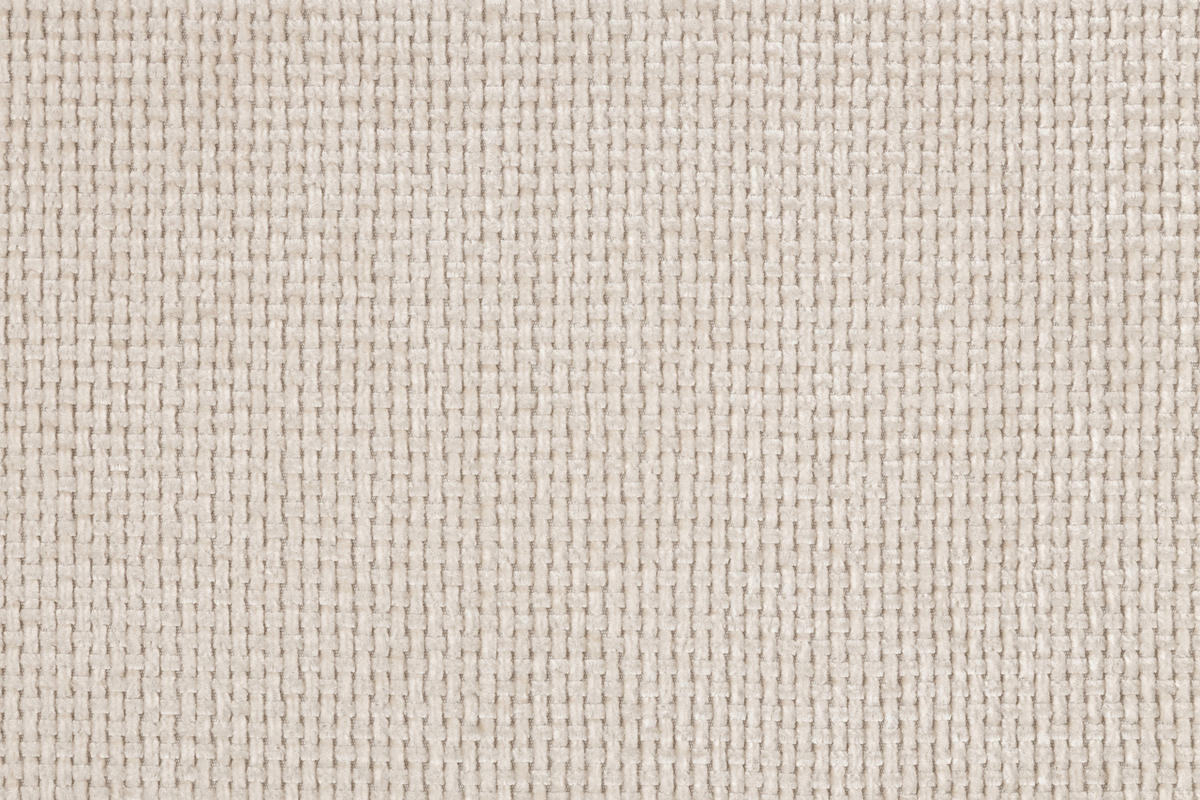 SCHLAFSOFA  mit Liegefunktion, Schlafen auf Sitzhöhe, Rücken echt Chenille Creme  - Creme/Schwarz, KONVENTIONELL, Textil/Metall (235/90/104cm) - Carryhome
