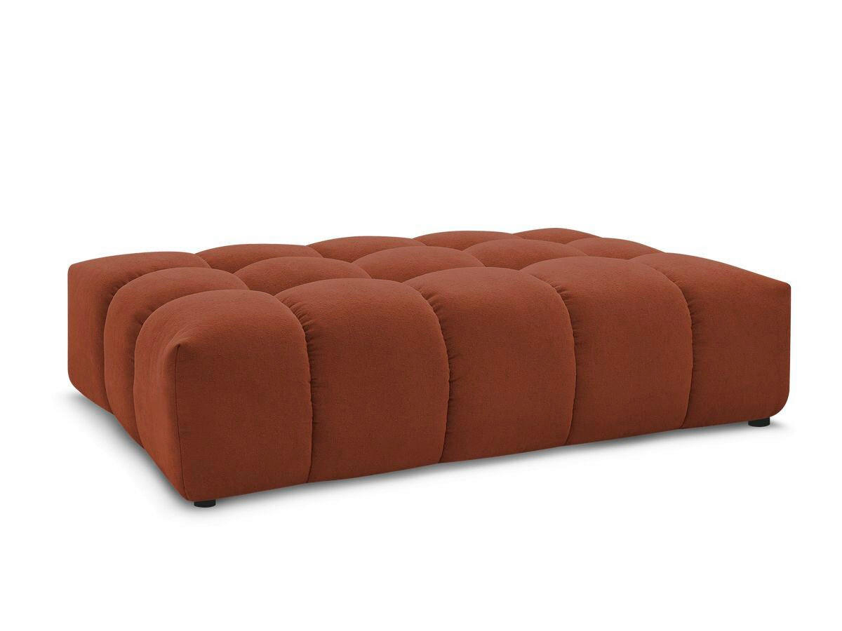 HOCKER EVEREST Struktur Orange  - Schwarz/Orange, MODERN, Kunststoff/Textil (166/100/40cm)