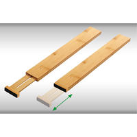 KÜCHEN-ORGANIZER-SET - Hellbraun, Basics, Holz (55.8/6.3/1,6cm) - Kesper