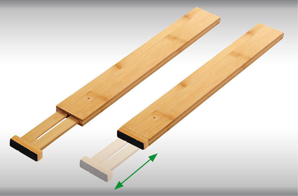 KÜCHEN-ORGANIZER-SET - Hellbraun, Basics, Holz (55.8/6.3/1,6cm) - Kesper