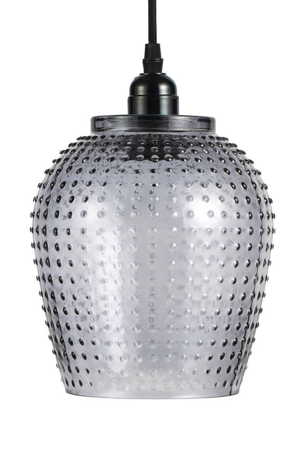 HÄNGELEUCHTE  18/27/18 cm   - Grau, Trend, Glas (18/27/18cm) - Kayoom