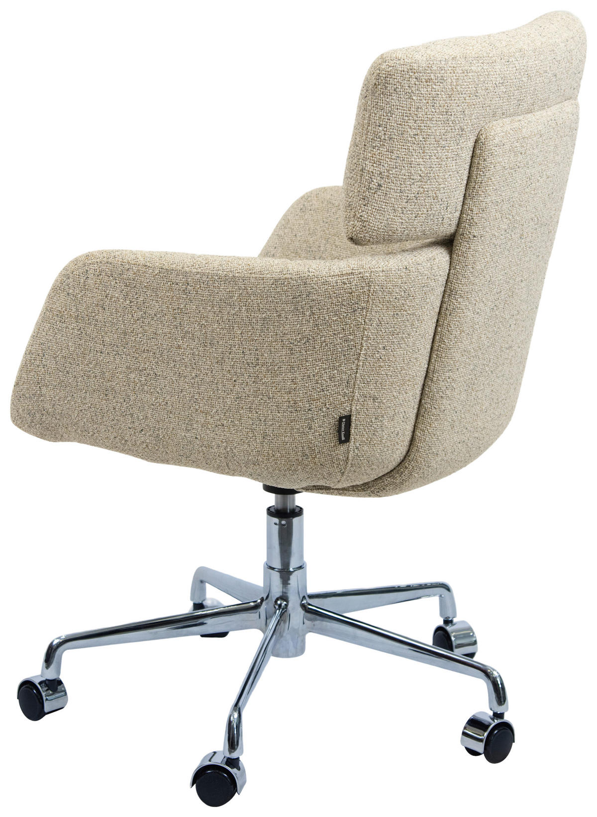 FORGÓSZÉK  szövet krómszínű, bézs  - bézs/krómszínű, Design, műanyag/textil (62/91/66cm) - Dieter Knoll