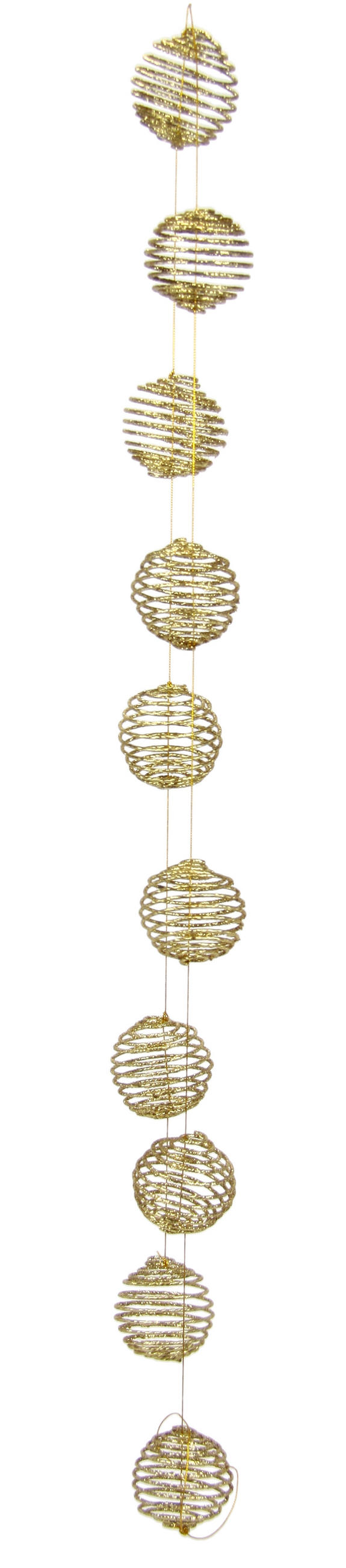 DEKOHÄNGER  - Goldfarben, Basics, Metall (5/100cm) - X-Mas
