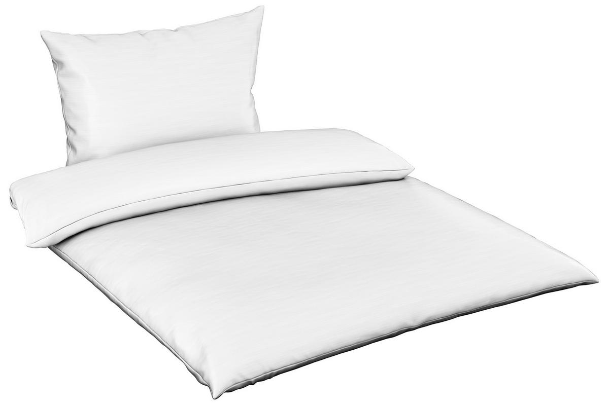 POSTELJNINA AUSTIN 140/200 cm saten krem barve  - krem barve, Basics, tekstil (140/200cm) - Bio:Vio
