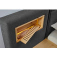 BOXSPRINGBETT 160/200 cm  in Eichefarben, Grau  - Eichefarben/Grau, Natur, Holz/Textil (160/200cm) - Valnatura