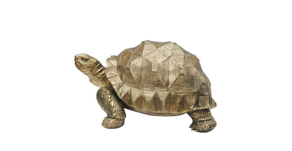 DEKOSCHILDKRÖTE - Goldfarben, LIFESTYLE, Kunststoff (58/41/32cm) - Ambia Home