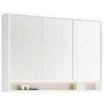 SPIEGELSCHRANK 90/74/16 cm  - Weiß, KONVENTIONELL, Glas/Holzwerkstoff (90/74/16cm) - Voleo