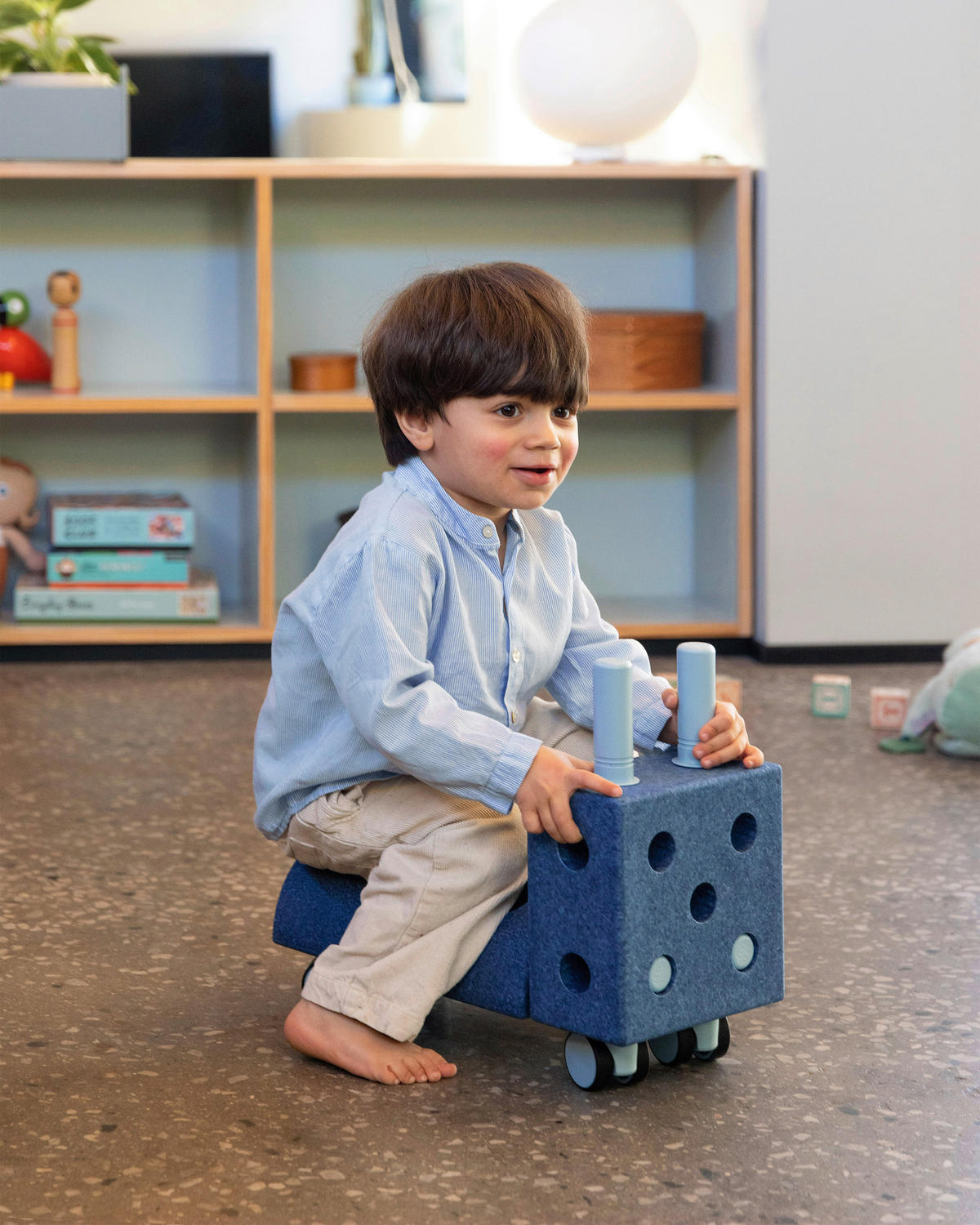 KONSTRUKCIONA IGRAČKA - tamnoplava/svetloplava, Osnovno (50/30/20cm) - MODU