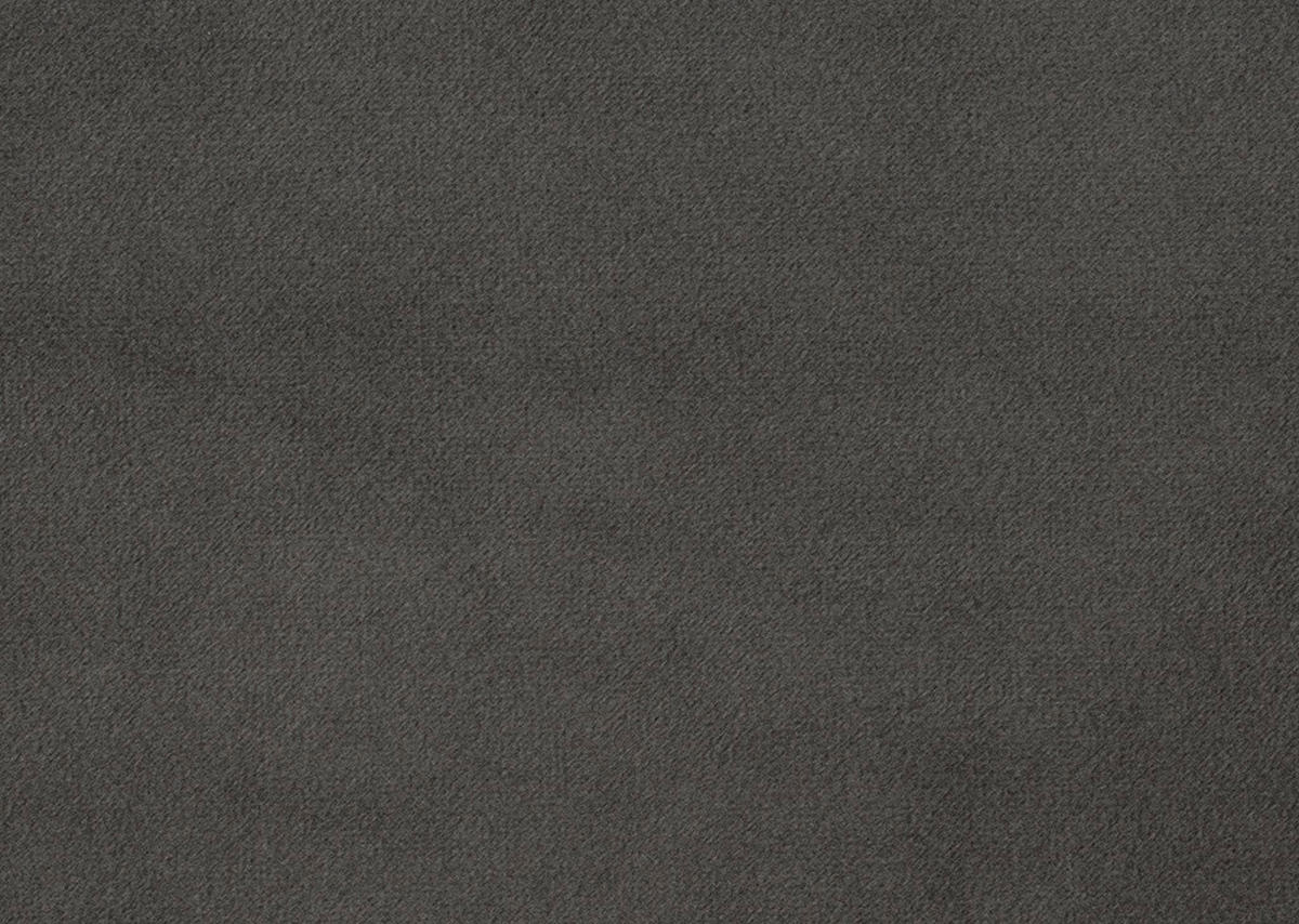 ECKSOFA in Velours Grau  - Schwarz/Grau, Design, Textil/Metall (306/179cm) - Beldomo System