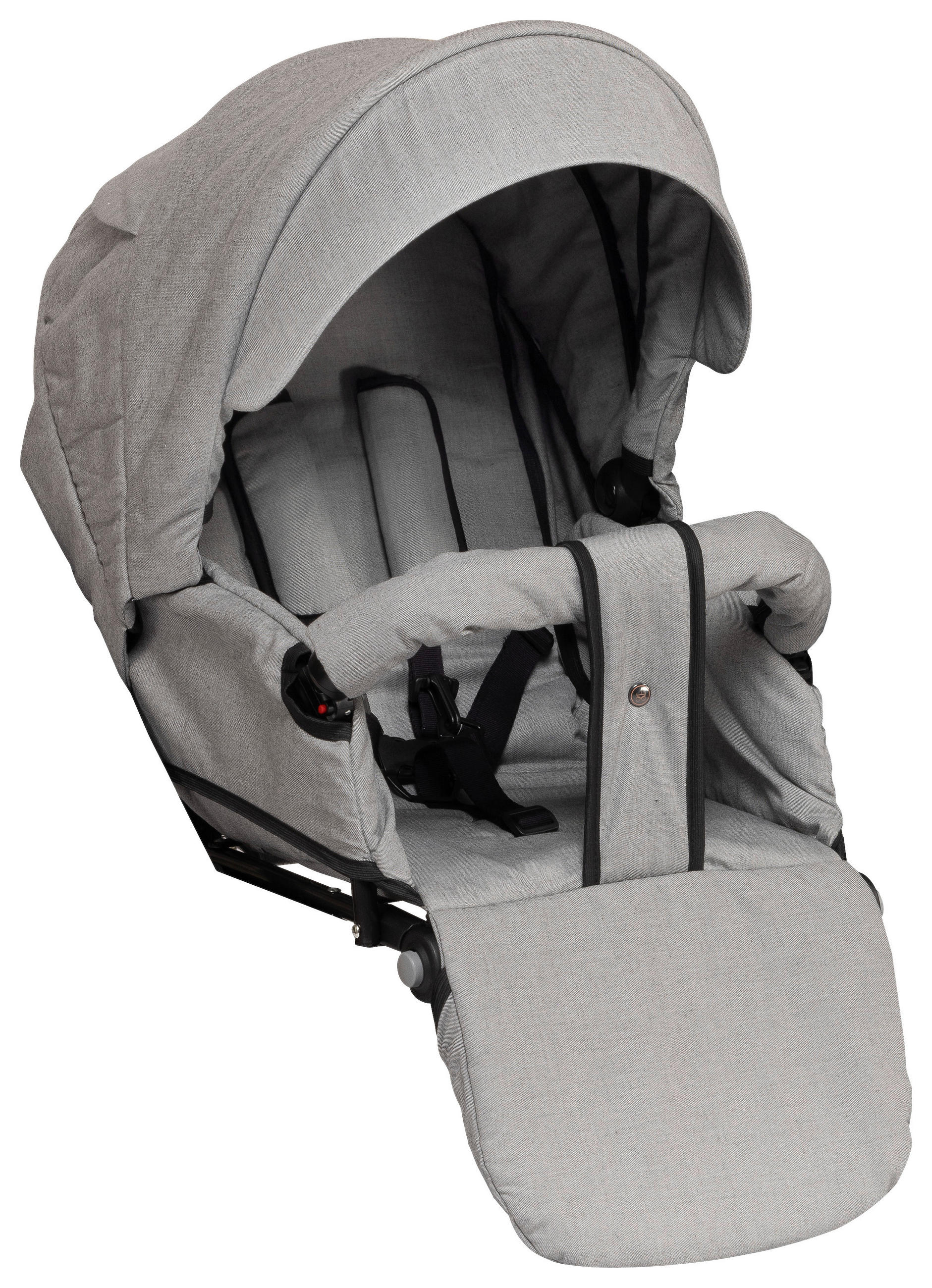 SPORTWAGENAUFSATZ SItzeinheit Lars Topas  - Grau, Basics (80/39/60cm) - Naturkind