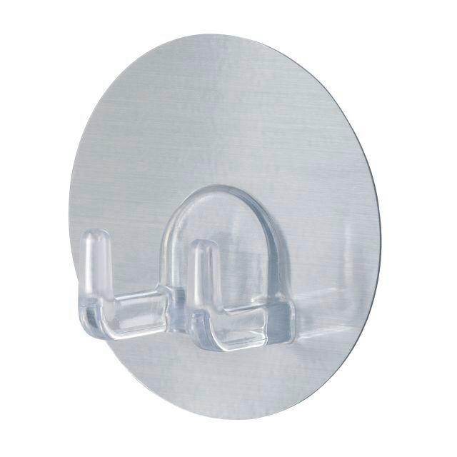 KLEBEHAKEN  in Alufarben  - Alufarben, Basics, Kunststoff (12/17/3,4cm) - Homeware