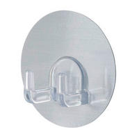 KLEBEHAKEN  in Alufarben  - Alufarben, Basics, Kunststoff (12/17/3,4cm) - Homeware