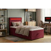 BOXBETT 100/200 cm  in Rot  - Rot/Schwarz, MODERN, Holzwerkstoff/Kunststoff (100/200cm) - MID.YOU