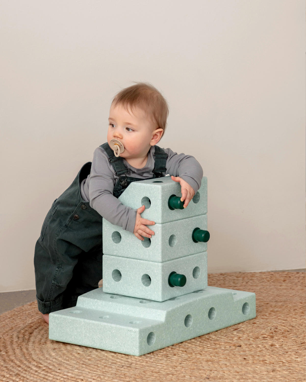 KONSTRUKCIJSKA IGRAČKA   - zelena, Basics, plastika (21/41/51cm) - MODU