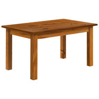 ESSTISCH 120/78/78 cm Echtholz  Holz in verschiedenen Größen erhältlich rechteckig Bernsteinfarben  - Bernsteinfarben, ROMANTIK / LANDHAUS, Holz (120/78/78cm) - Boxxx