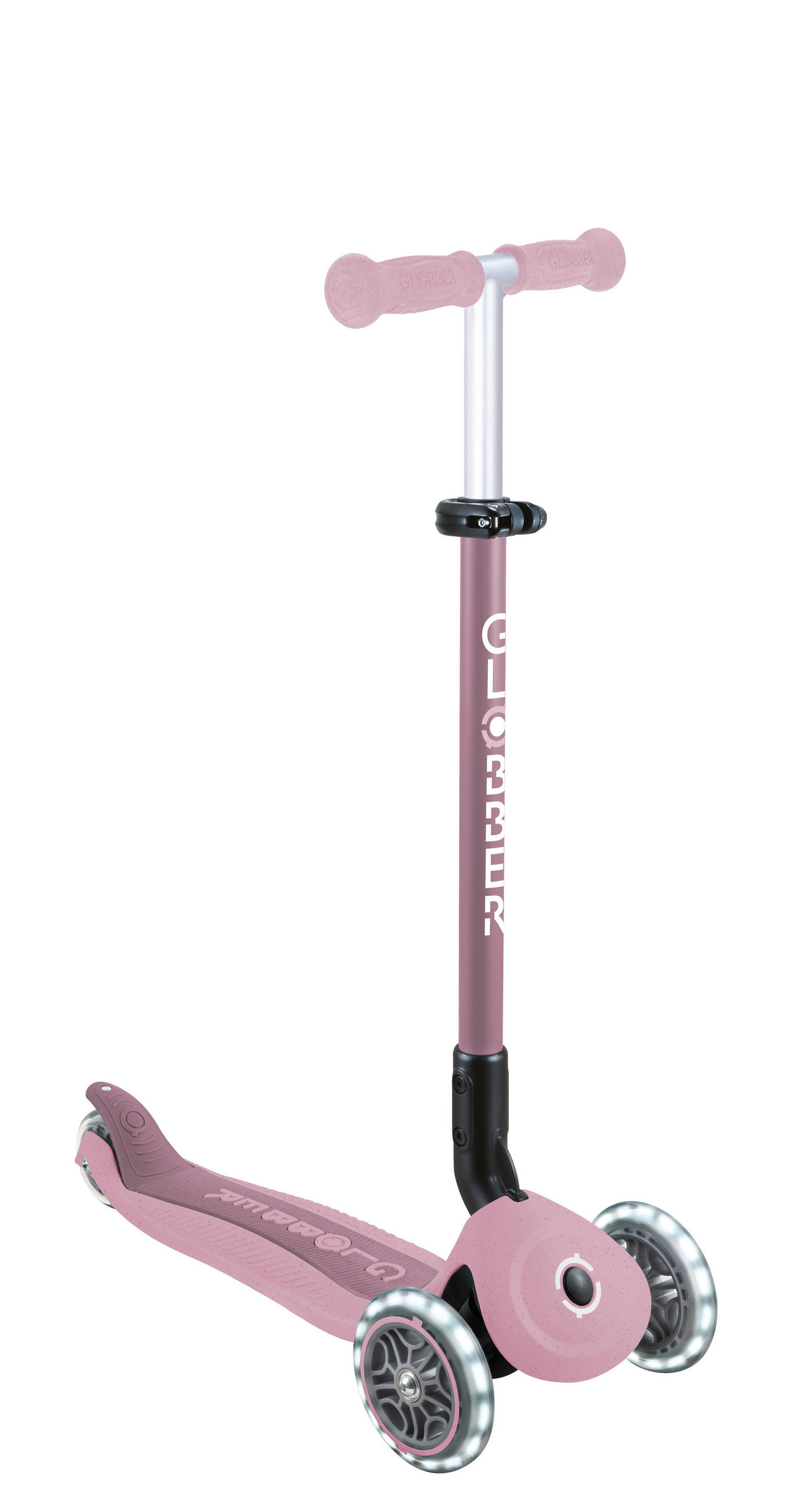 Globber Laufrad Go-Up Active Lights ECO 3In1 Altrosa, Pink, Beere, Hellrosa 28x95.5x67 cm