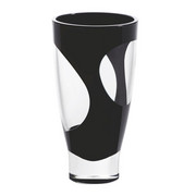 TRINKGLAS 545 ml - Klar/Schwarz, Basics, Kunststoff (9/17cm) - Homeware