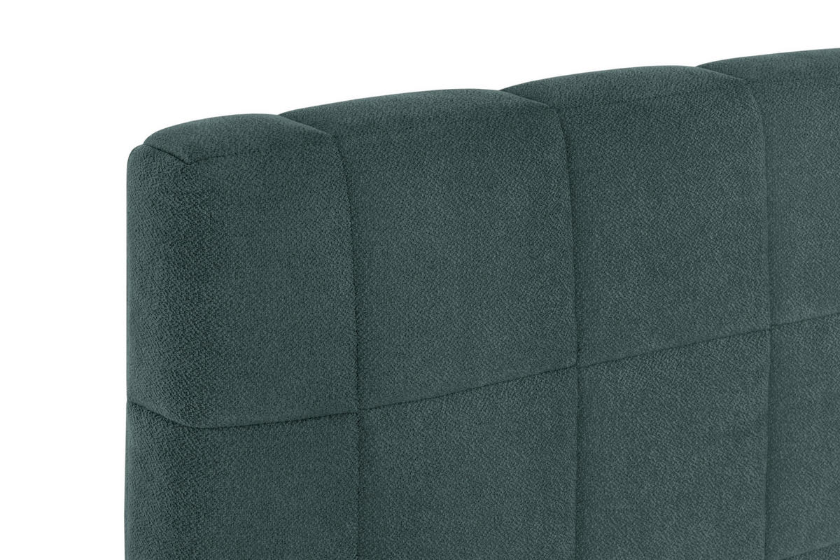 BOXSPRINGBETT 140/200 cm,  in Türkis  - Türkis/Schwarz, Design, Kunststoff/Textil (140/200cm) - Welnova