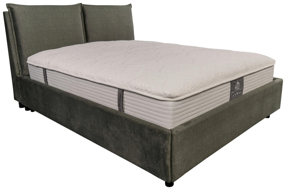 PAT TAPIțAT  in  - verde, Modern, lemn/textil - Hom`in