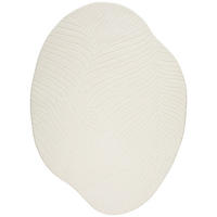 WEBTEPPICH 120/160 cm Ellipse Beige  - Beige, Design, Kunststoff/Textil (120/160cm) - Novel