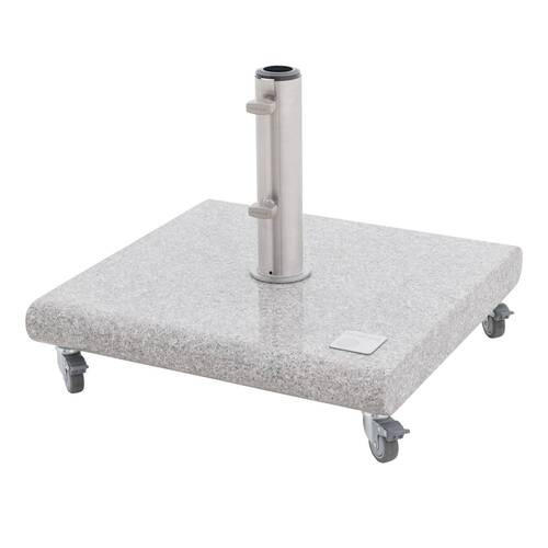 SONNENSCHIRMSTÄNDER Granit Grau  - Grau, KONVENTIONELL, Stein/Metall (55/7/13,5/55cm) - KNIRPS