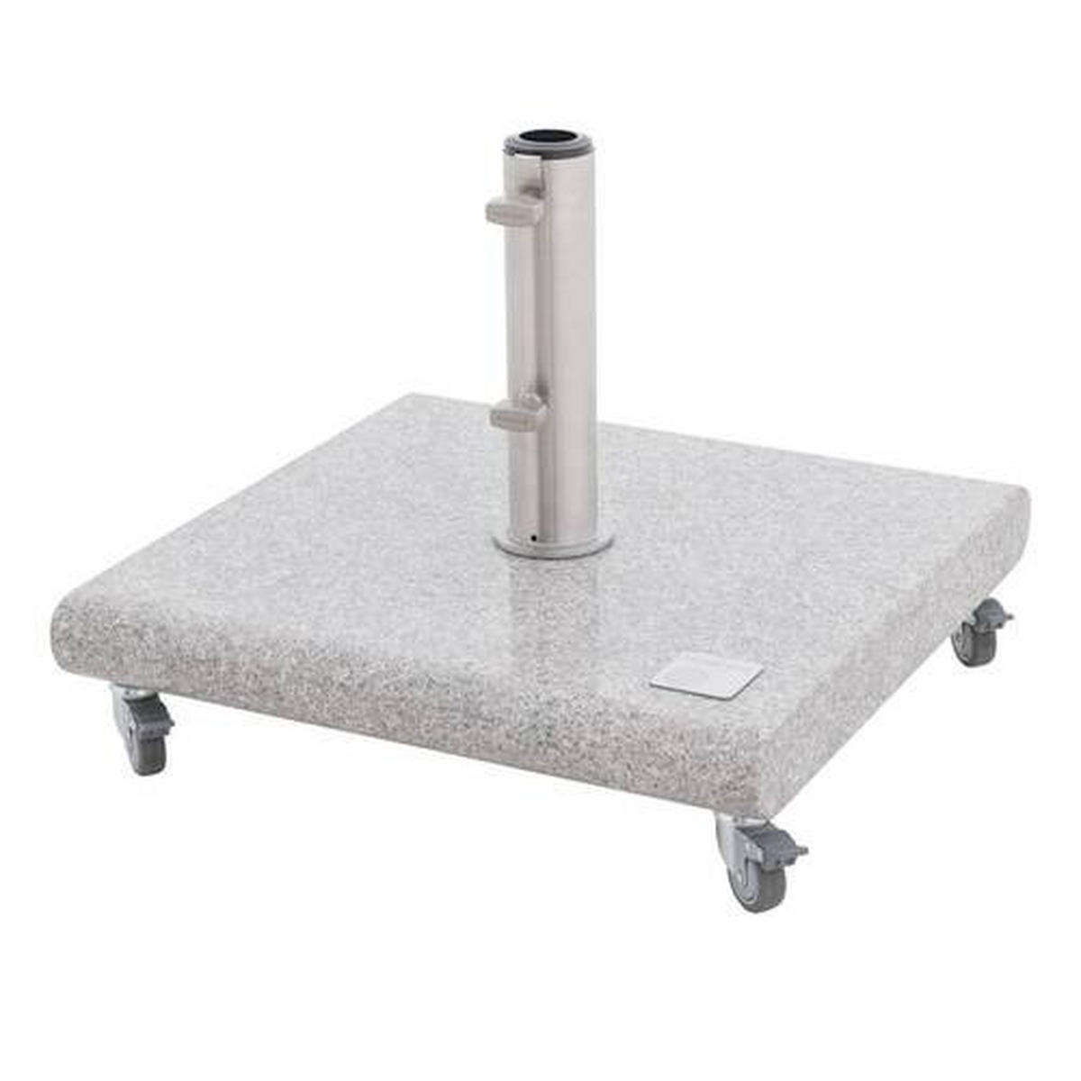 SONNENSCHIRMSTÄNDER Granit Grau  - Grau, KONVENTIONELL, Stein/Metall (55/7/13,5/55cm) - KNIRPS