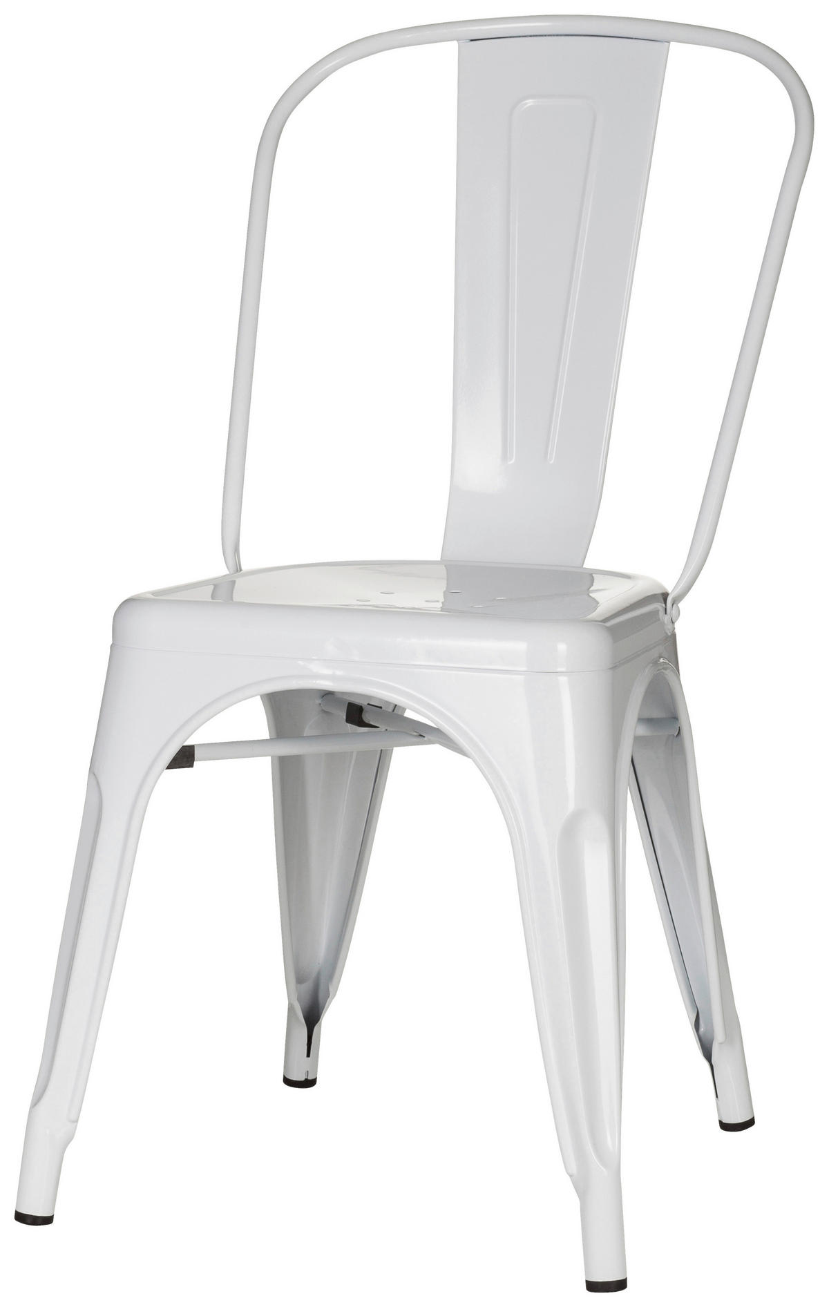 STOL stål  - vit, Basics, metall (44/84/54cm) - MID.YOU