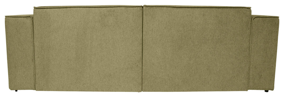 Freisteller von P & B ECKSOFA Olivgrün Struktur.