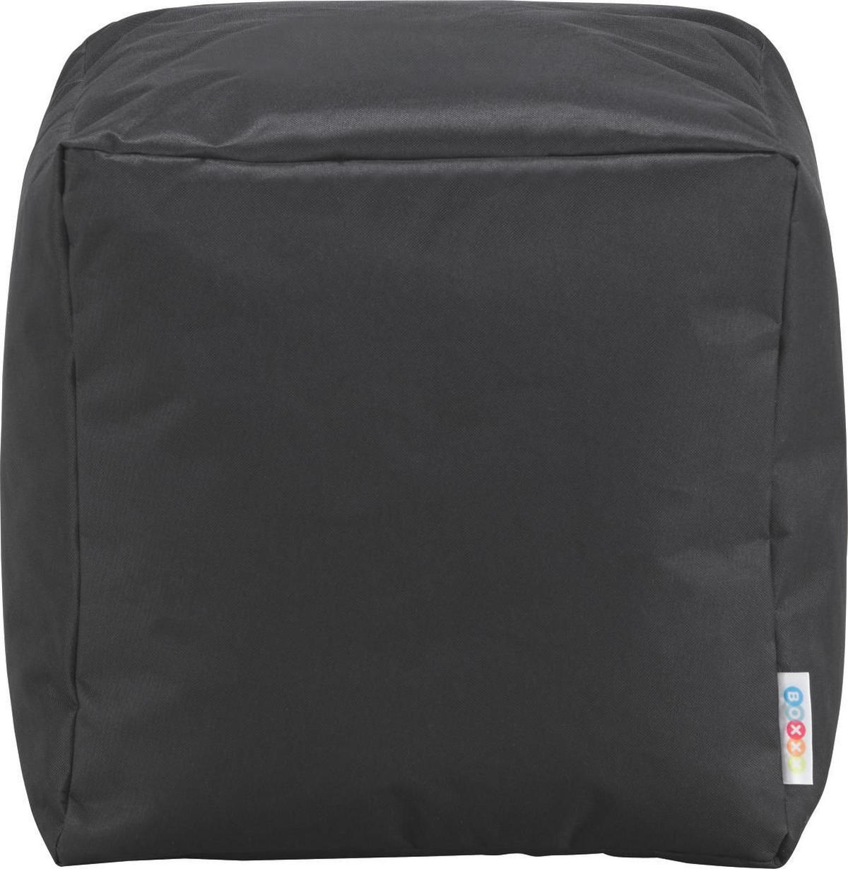 SITZWÜRFEL in Schwarz Textil  - Schwarz, Design, Textil (40/40/40cm) - Boxxx