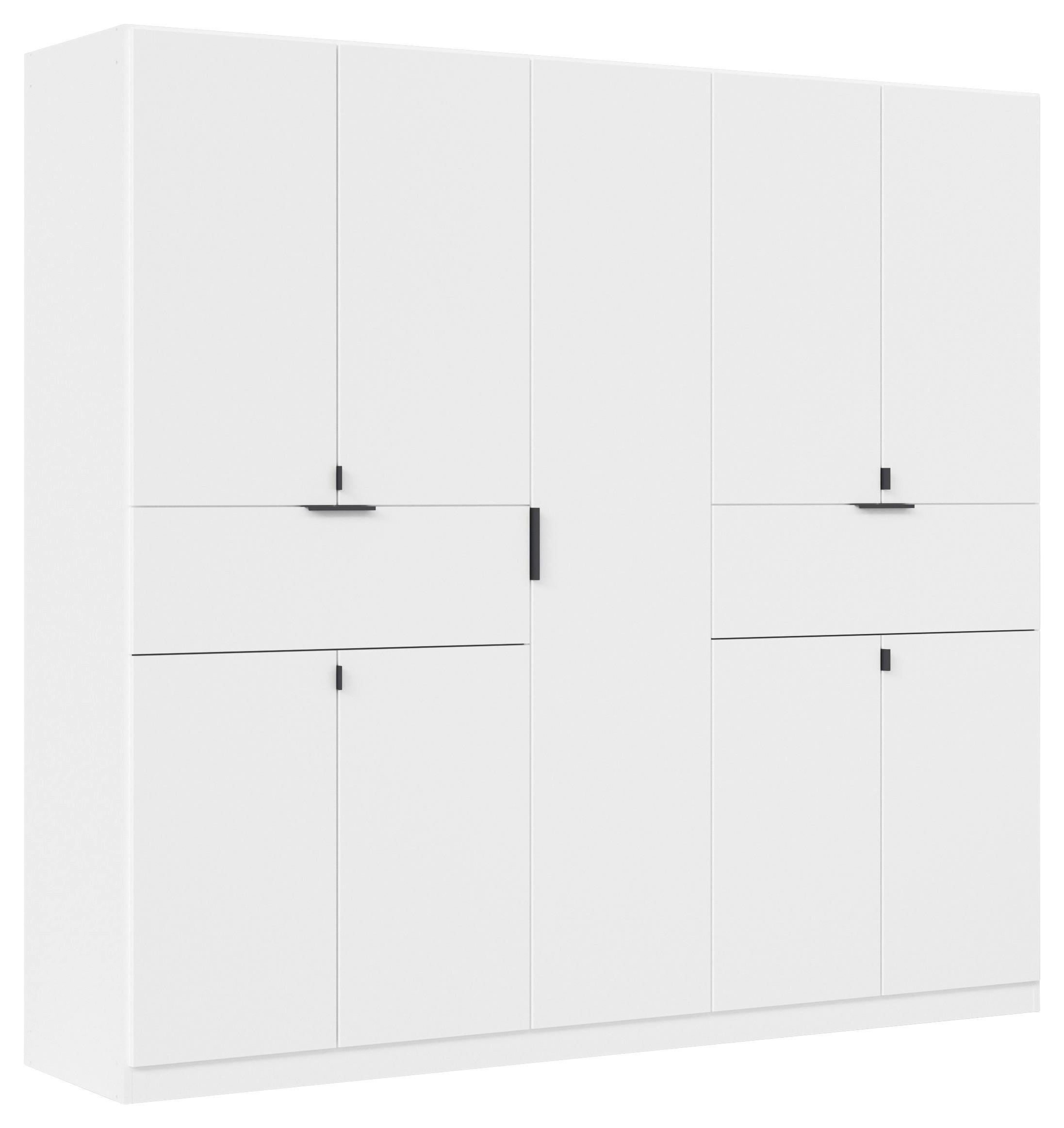 DREHTÜRENSCHRANK in Weiss - Weiss, Modern, Holzwerkstoff/Metall (226/210/54cm) - Rauch Möbel