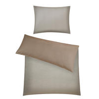 OBOUSTRANNÉ POVLEČENÍ, makosatén, hnědá, béžová, 140/200 cm - hnědá/béžová, Basics, textil (140/200cm) - Joop!