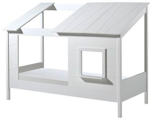 HAUSBETT 90/200 cm  - Weiß, KONVENTIONELL (90/200cm) - MID.YOU