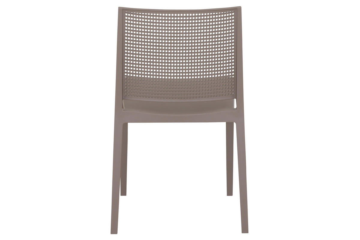 GARTENGARNITUR 3-teilig  - Taupe/Anthrazit, Basics, Holzwerkstoff/Kunststoff (80/80/80cm) - Siena Garden