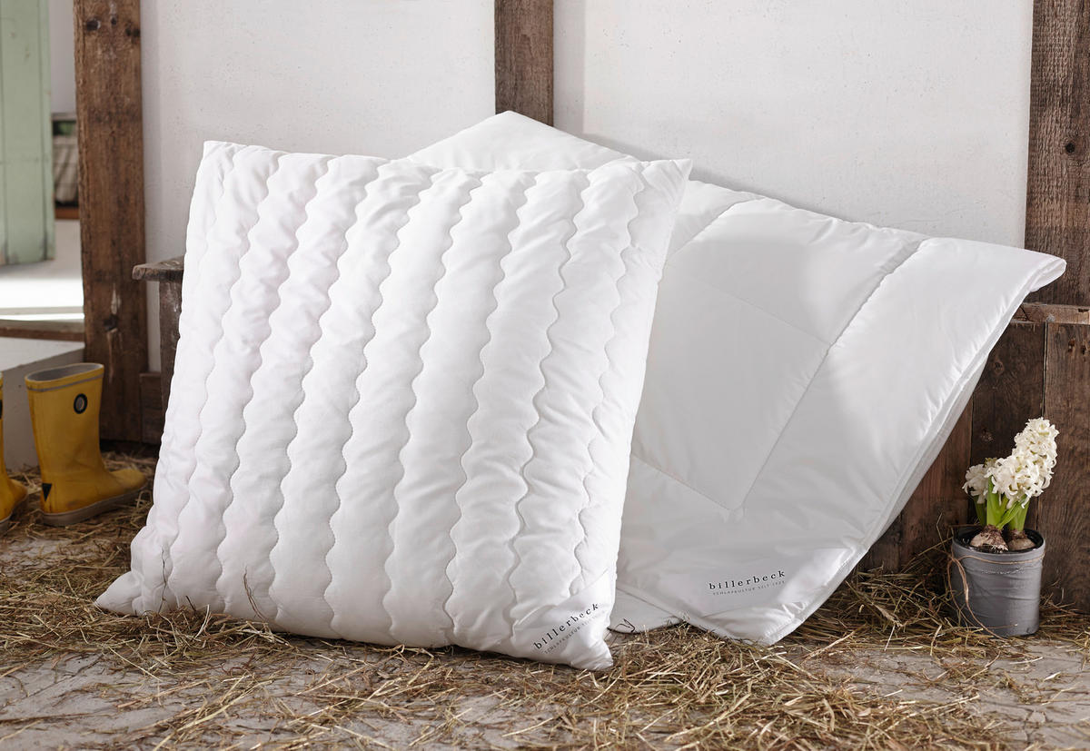 BETTENSET - Weiß, Basics, Naturmaterialien (135/200cm) - Billerbeck