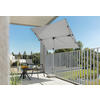 AMPELSCHIRM 190 cm Hellgrau  - Anthrazit/Hellgrau, Basics, Textil/Metall (190/188/140cm) - Schneider