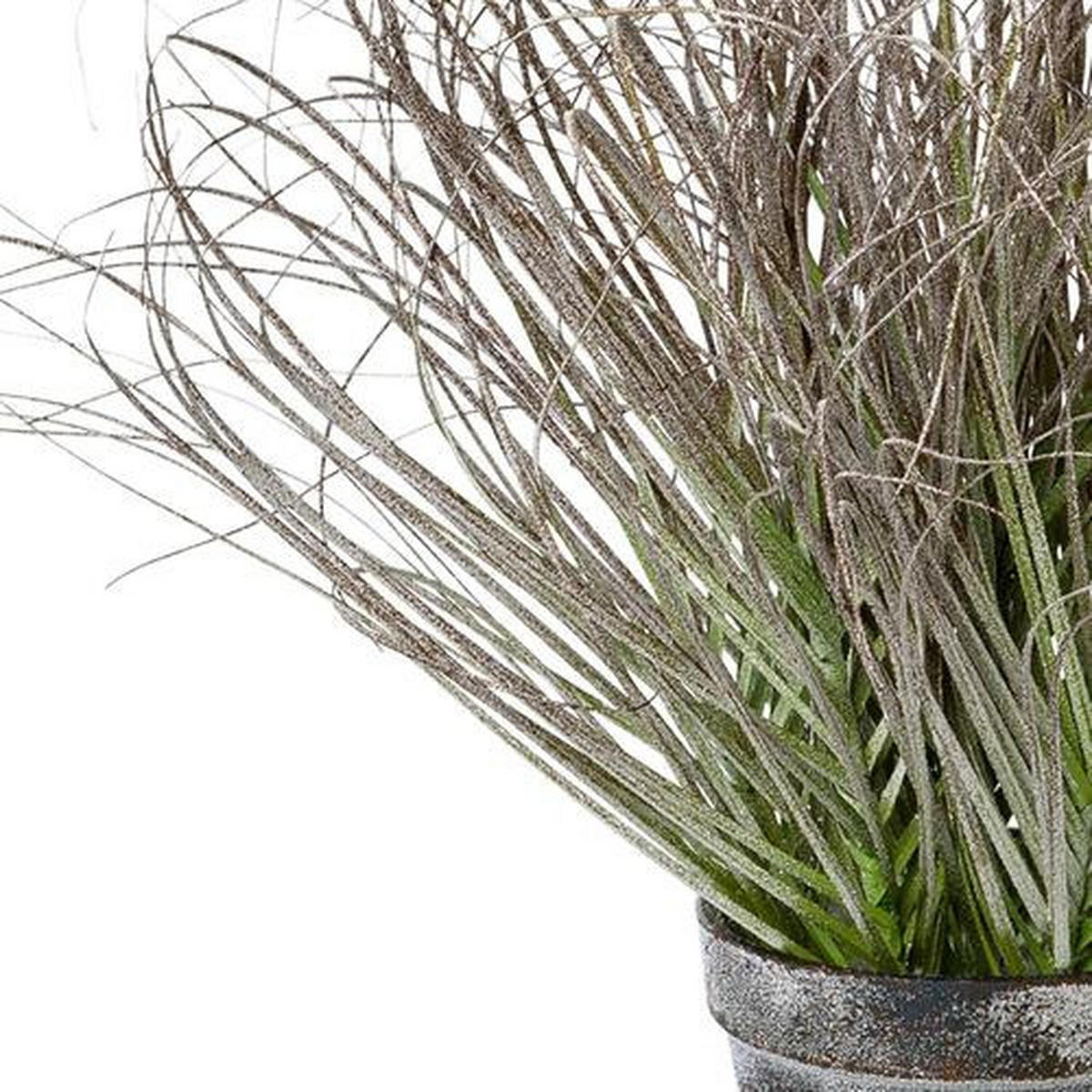 KUNSTPFLANZE Schilfgras 95 cm  - Schwarz/Grün, Trend, Kunststoff (95cm) - P & B