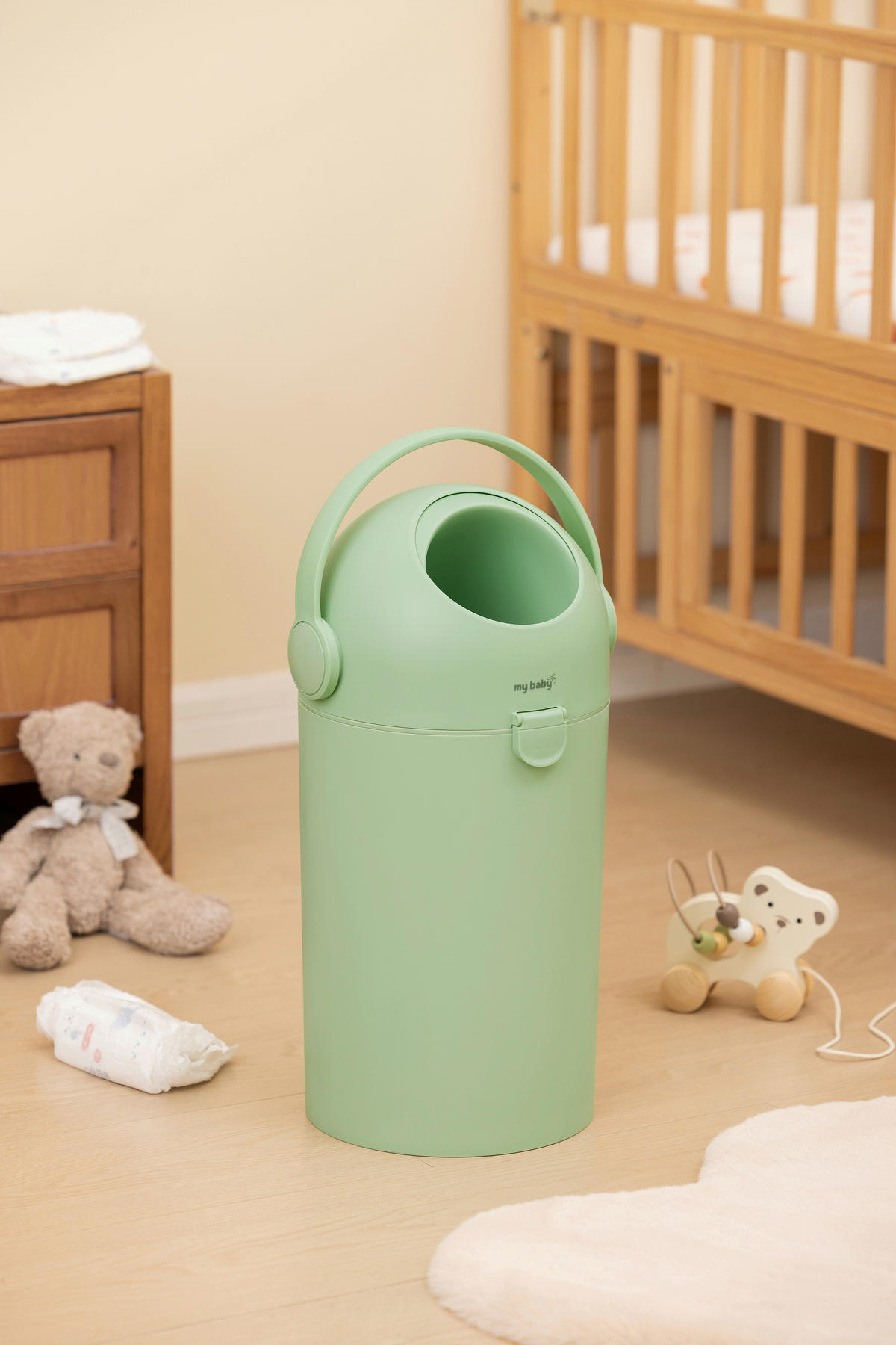 WINDELEIMER - Grün, Basics, Kunststoff (26/55cm) - My Baby Lou
