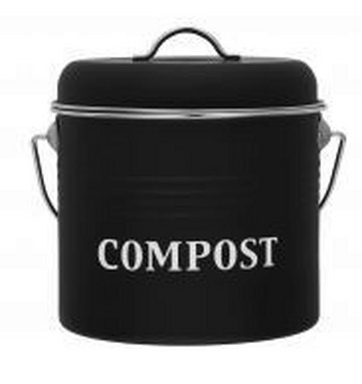 KANTA ZA KOMPOST  3,5 l   - Osnovno, metal (19,5/19,5/21cm)