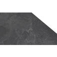 SCHREIBTISCH 160/80/73/118 cm  in Schwarz, Dunkelgrau  - Dunkelgrau/Schwarz, Design, Holzwerkstoff/Kunststoff (160/80/73/118cm) - Novel