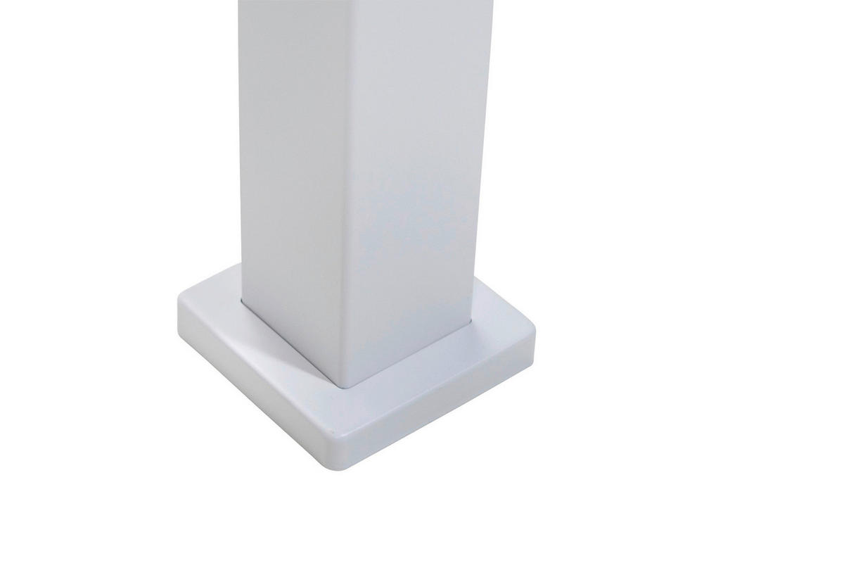 Pavillon "Mirador" 400/250/300 cm Aluminium  - Weiß, MODERN, Metall (400/250/300cm) - Gardenson
