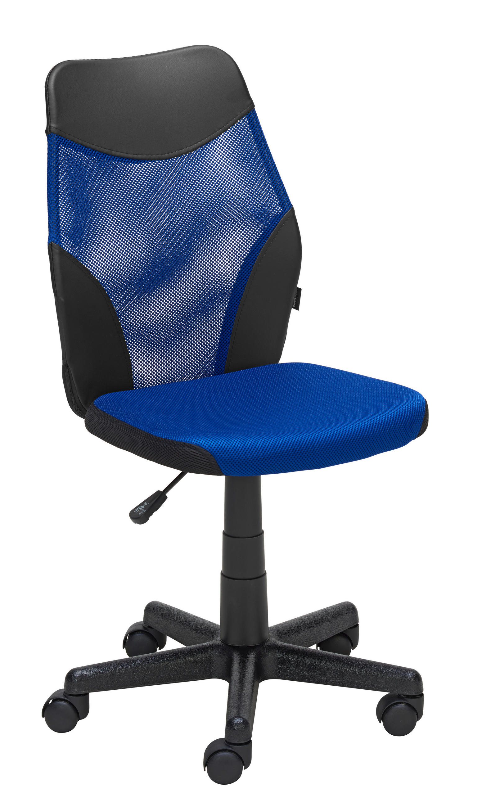 OKRETNA STOLICA ZA MLADE  plava, crna  metal, plastika, tekstil  - plava/crna, Konvencionalno, metal/tekstil (42/85(95)/42cm) - Carryhome