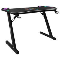 GAMINGTISCH 120/60/74 cm  in Multicolor, Schwarz  - Multicolor/Schwarz, MODERN, Holzwerkstoff/Metall (120/60/74cm) - Minecraft