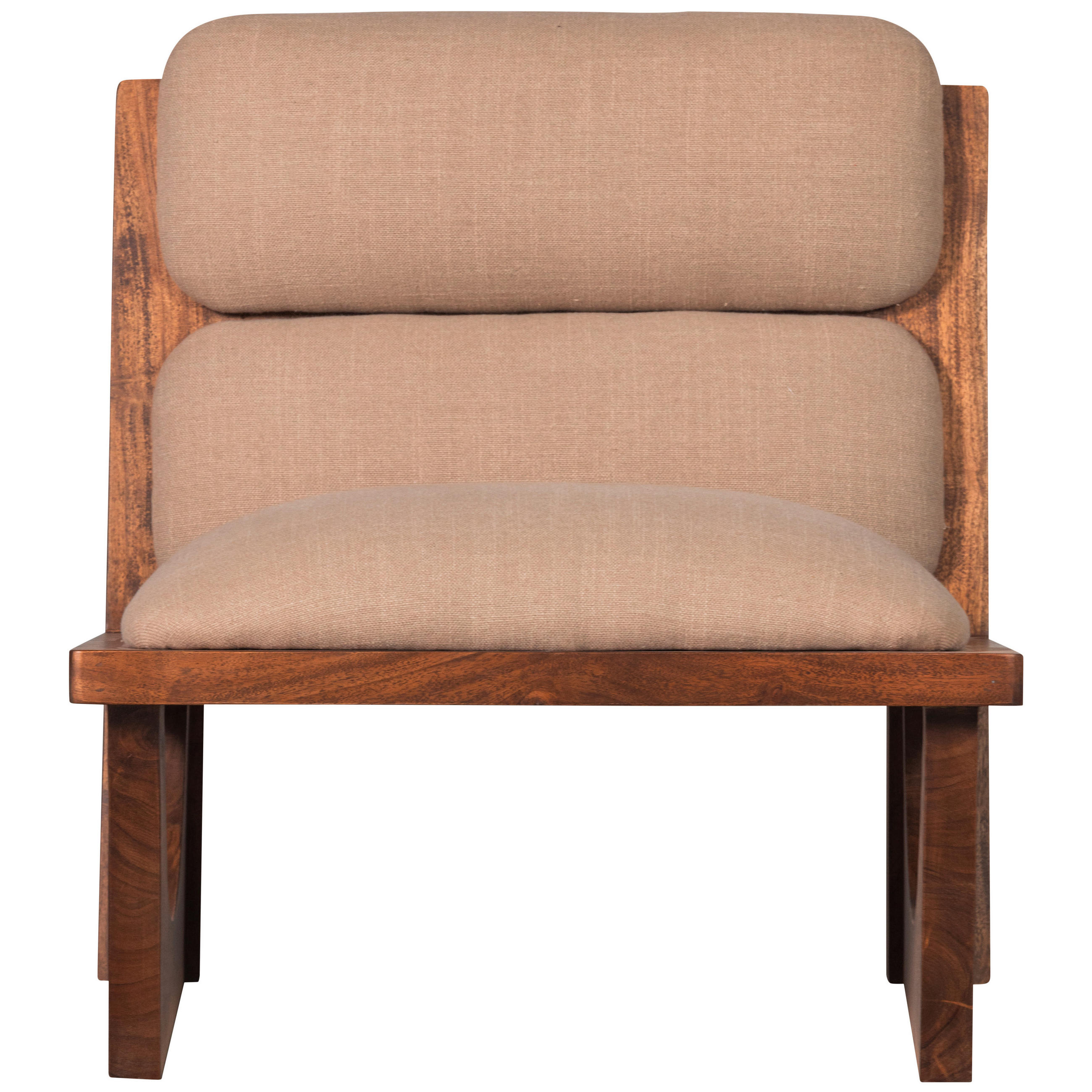 SESSEL in Naturfarben, Akaziefarben  - Naturfarben/Akaziefarben, Design, Holz/Textil (70/75/80cm) - Livetastic